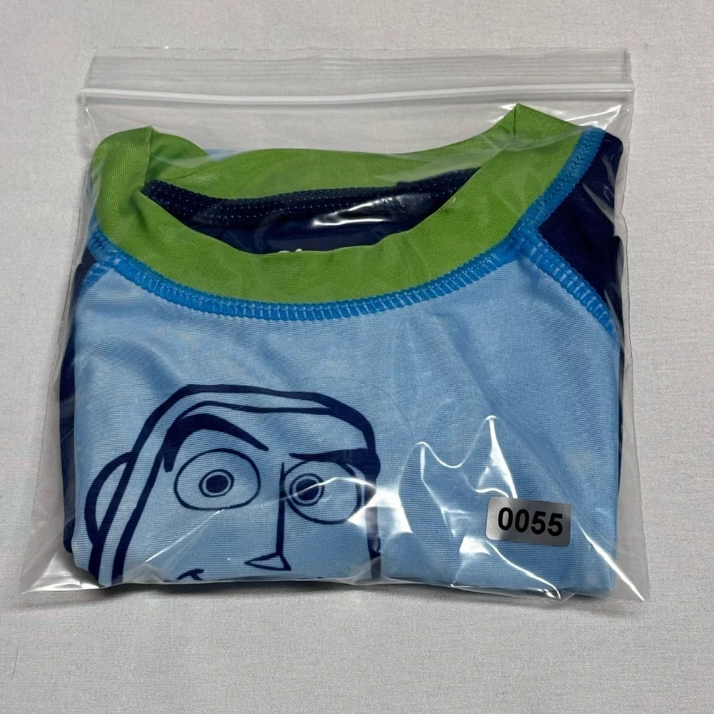 Buzz Lightyear Kids Swim Rashguard - Blue and Green Sz 24mos‎ - Picture 4 of 4